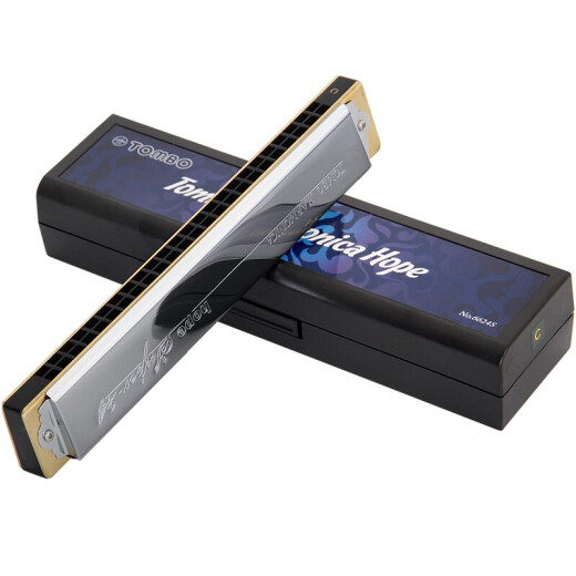 
TOMBO Tongbao 6624S harmonica 24-hole advanced performance polyphonic harmonica thickened copper seat plate beginner 24-hole 6624S-E adjustment