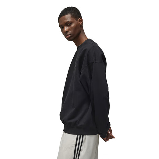 Y-3 [обязательно для путешествий] y3logo Crew Men's Men's Sweetshirt Casual круглая шея. Пуловая толстовка 51JE9276 Светло-серый xs
