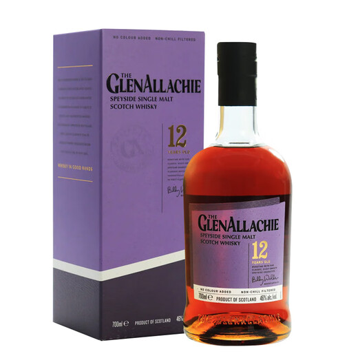 格兰纳里奇（GlenAllachie）苏格兰单一麦芽威士忌洋酒 英国斯佩塞产区 跨境直采 原瓶进口 格兰纳里奇12年700ml