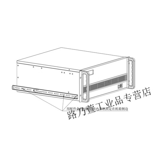 Server guide rail 2U3U4U chassis 19 rack-type three-section slide rail computer room 42U network cabinet guide rail