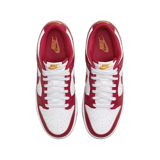 耐克（NIKE） DUNK LOW RETRO 白红 复古低帮休闲板鞋 DD1391-602 38.5