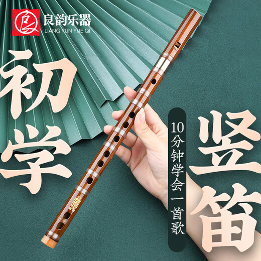 杉贝6孔竖笛自学初学苦竹笛子演奏成人儿童小学生入门F调直笛新式 G调 初学竖笛【黑色】 11样豪华