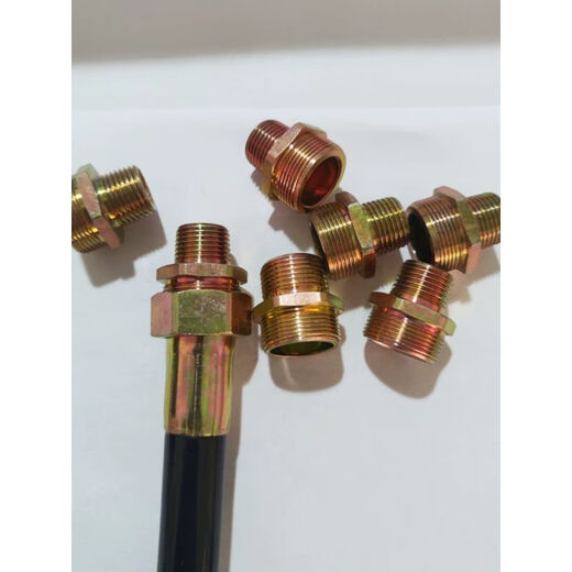 Explosion-proof flexible hose reducing joint M20M14*15M30M36NPT galvanized carbon steel external wire conversion joint (M30*1.5 external wire) to M20*1.5 external wire