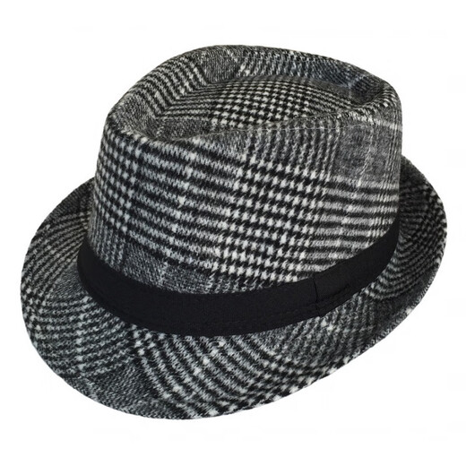 Fresh Show Hut Männer und Frauen Frühlings- und Herbst Winter Woll Jazz Hut Britische Toper vielseitiger koreanischer Performance Hut Winter Männer Khaki M (56-58 cm)