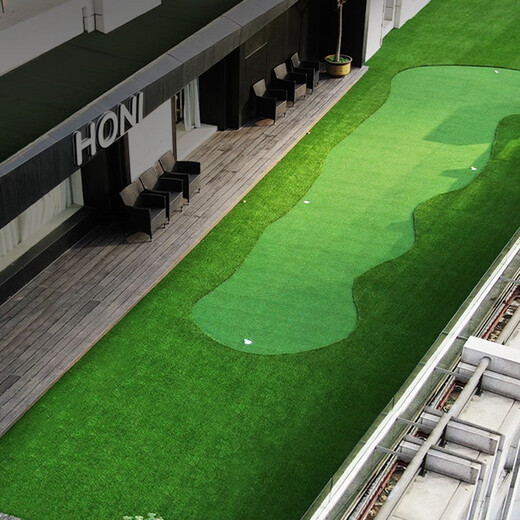 Co-create turf golf turf simulation commercial putting green grass golf artificial turf fitness gate court turf CCG golf turf customization