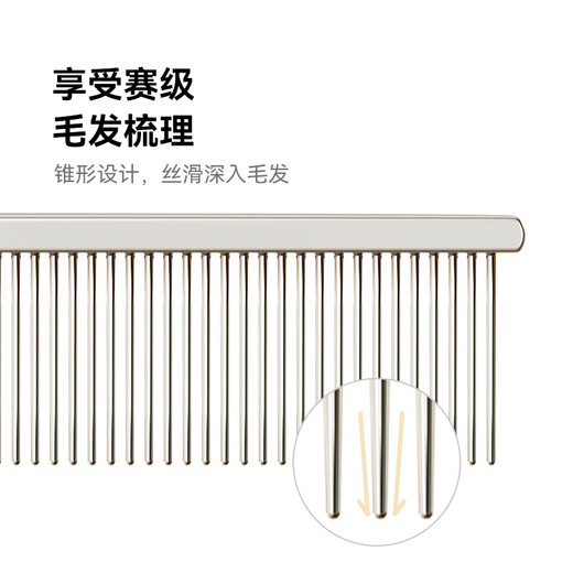 Homerun pet grooming comb, cat hair removal comb, knotting and smoothing dog grooming supplies, hair removal comb, styling comb, long hair recommendation BC39
