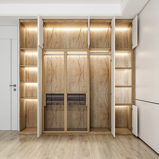 Sophia customized wardrobe, bedroom furniture, whole house customization, free drawings, whole house design, door-to-door measurement, customized measurement reservation fee