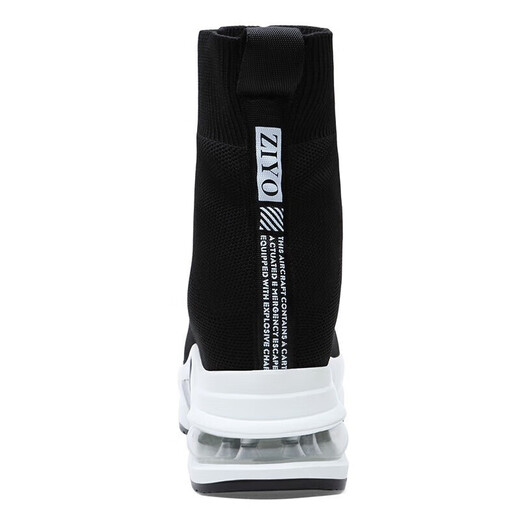 Guciheaven High-Top-Sockenschuhe für Frauen im Herbst und Winter High-Top-Elastizitätsschuhe für Frauen im Frühling 2023 Neue Sportschuhe Stiefel Single Schuhe 9759-1 Schwarz plus Samt 35