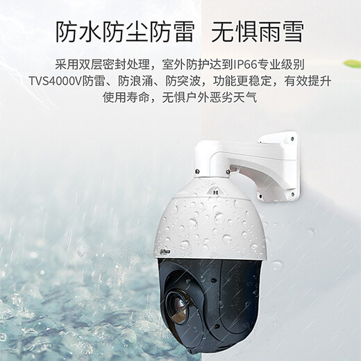 dahua大华4G太阳能电池供电400万无线监控摄像头高清球机SIM卡无网络360度星光夜视室外防水 【4G200万】DH-SD6223-DGQ-i  带256G卡