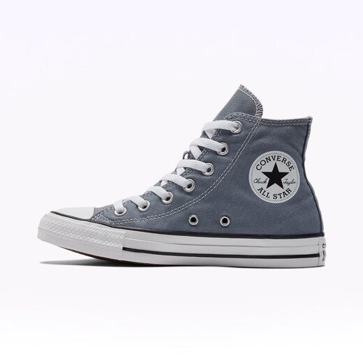 Converse Official All Star Männer und Frauen High-Top-Leinwand Schuhe Silber creme grau grau grau grau A02786C A02786C 41