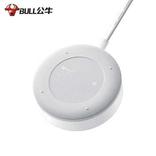 公牛（BULL） 插座/圆形/圆盘系列 带儿童保护门/新国标/排插/插排/接线板 宿舍卧室办公室用 【四位总控1.8米|白】R2220