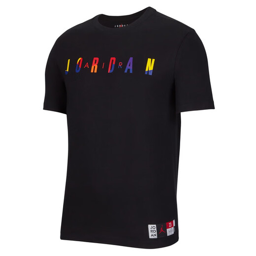 耐克（NIKE）AJ男装短袖T恤2023春夏季篮球训练运动服宽松休闲 DM1463-010 M码/120-130斤/170