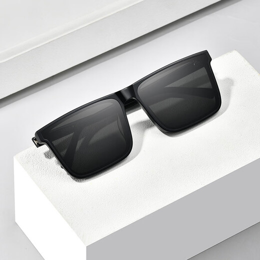 Gafas de sol blancas Xiaoshe-1050 [Modelo negro de arena de fotograma completo + Regalo] Gafas de sol GM Muestra de gafas de sol de conducción de cara pequeña