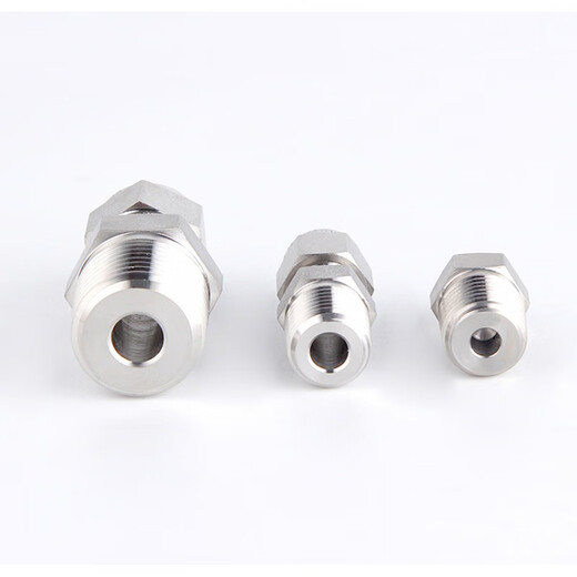 
Renjuyi 316L stainless steel direct NPT1/4 1/8 external threaded card sleeve Adapter Dimension MC4 6 8 10mm npt14116