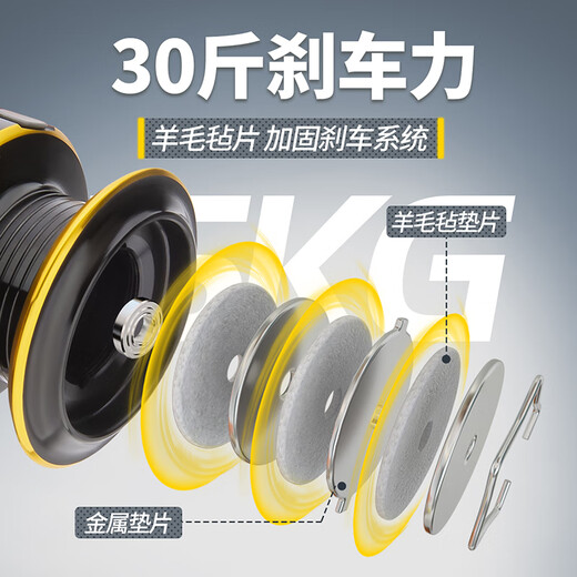 Wolf King Spinning Wheel, Tianbo Universal Wheel, Sea Rod Wheel, Road Ya Wheel, Full Metal Wire Cup, Oblique Mouth Fishing Wheel, Fishing Wheel, Sea Rod Wheel, Type 7000