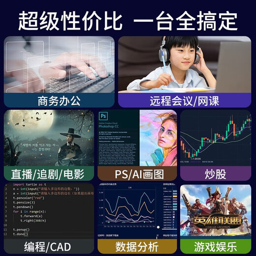 HUATWAI National Bank 2025 Nueva computadora portátil con pantalla independiente Intel + Core i7 de 16.a generación Pantalla HD IPS Aprendizaje Oficina comercial Estudiante universitario Computadora portátil para juegos con IA Intel Core i5 actualizado + Pantalla de protección ocular 4k Huella digital + Memoria de funcionamiento plateada de 32 G + SSD de 1 TB + Paquete de regalo Recomendación de venta caliente