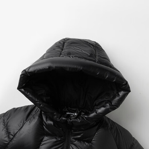 Mini Bala Hot Hi2.0 Winter Heating Down Jacket for Boys and Girls Parent-child Thick Down Jacket Black 90001 110
