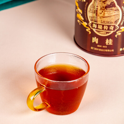 Seawall (SEA DYKE) Chinese Tea Oolong Tea Legend Series Wuyi Rock Tea Cinnamon Special 125g Medium Foot Fire Canned Food Tea Leaves