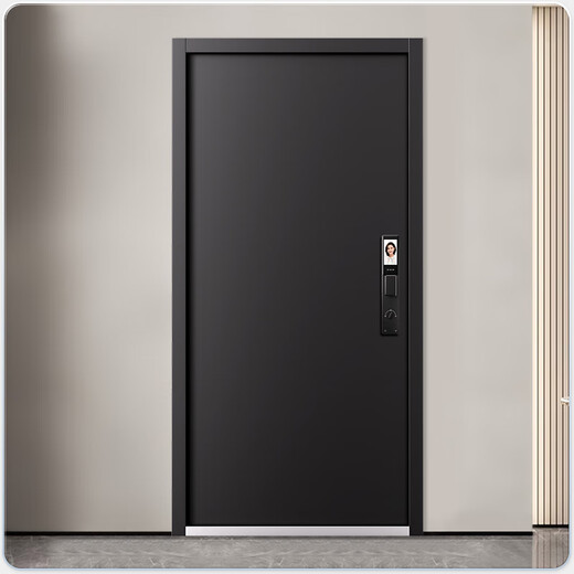 Oudile NUEVA Clase A Puerta de entrada de la puerta de seguridad + Bisagra de fundición oscura + Cabezal de puerta elevada oculta + Costa Lock Mechanical Lock Mechanical Lock 2150*1050/2250*960