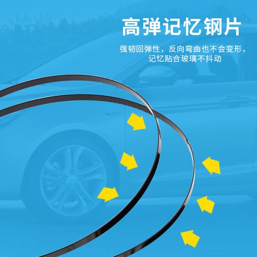 Hongqi HS7 wiper original wiper factory silent glue strip 2019-2025 Hongqi hs7 wiper tablet Second generation Hongqi HS723-25 front wiper pair