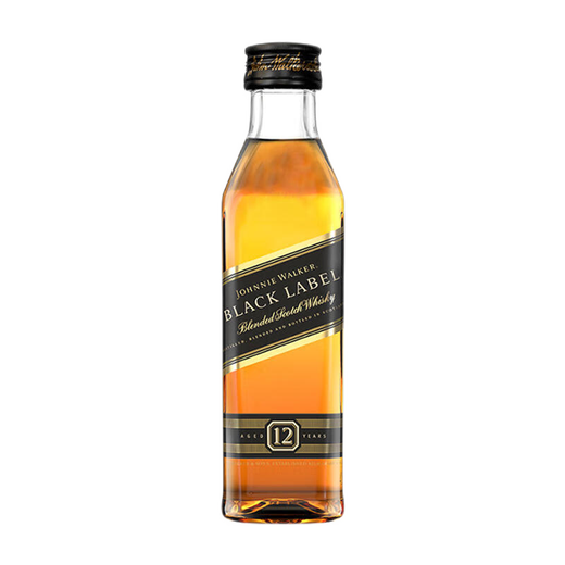 Yege Bailitian Vodky Whisky Rum Small Bottle Edition Cocktail Tienda de conveniencia Bartending Black Brand Whisky 50ml*1 Botella