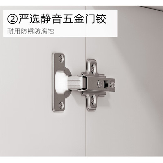 Jiuchin bag installation kitchen wall cabinet balcony storage cabinet bathroom wall storage cabinet bathroom wall-mounted wall cabinet 60 long 30 deep 80 high two doors elegant white