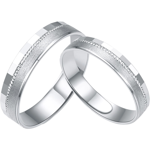Saturday Fu PT950 platinum ring couple ring single men's ring size 20 about 5.56g birthday gift