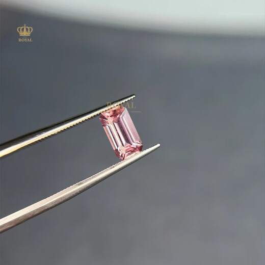 ROYALPICK Padparadscha 1.5 carat loose stone customized inlaid ring for wife and girlfriend holiday birthday gift 1.5 carat padparadscha loose stone