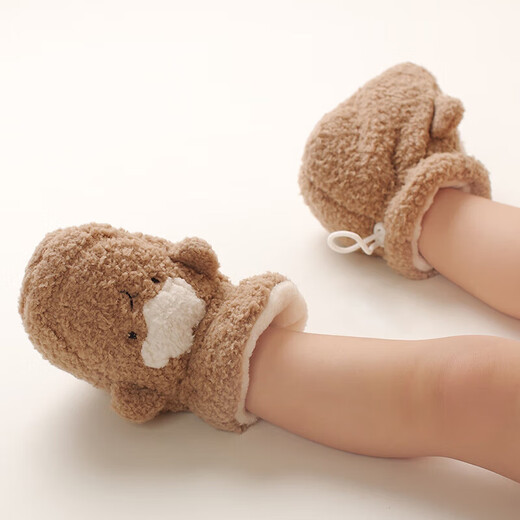 
Xiderui (xiderui) baby shoes and socks in autumn and winter plus velvet thickened newborn foot warming cover 0-1 year old boy and girl baby socks [one pair] Pink M ((sole 11CM/suitable for foot length 9-10.5cm)