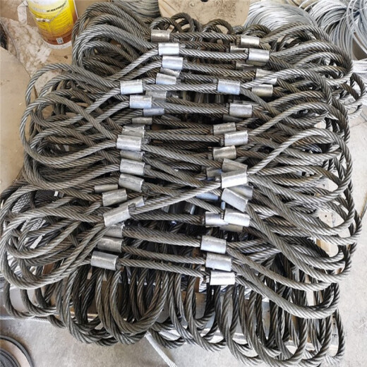 Rio Tinto's Galvanisé Pressé Pressé Poux de câble à double boucle Criginage Rope de grée