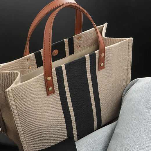 Jieer Bag New Style 2023 Bag Bag Women's Portable Summer Gran capacidad Mommy Canvas Linen Crossbody Single Shoulder Bag 9930