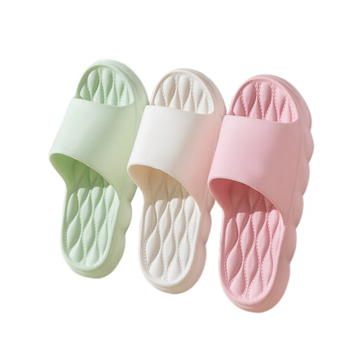 IQGD Hausschuhe Damen Bodensandalen Herren Badezimmer Innen- und Außenbekleidung Zuhause 20007 Yunduo Lingge Pink 40-41