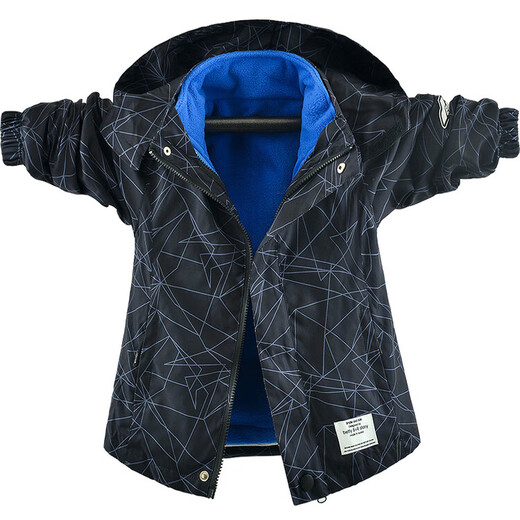 Disney Children's Clothing Children's Jacket Three-in-One Boy-Jacke Frühling und Herbst plus Samt verdickte Herbst- und Winter-Ultraman-Kleidung Männer 6621 Red Gacigei 120 Größe 5 ~ 6 Jahre alt [110-120 cm] CM