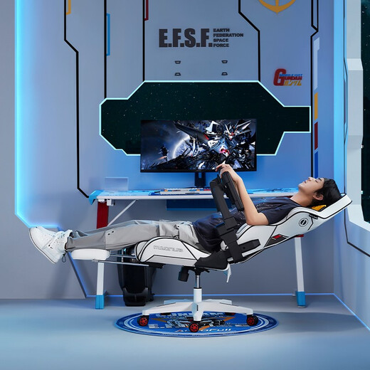 Aofeng AutoFull Gundam co-branded gaming chair, robotic arm armrest, gaming chair, national home comfort chair, ergonomic chair, boss chair, lift chair with footrest