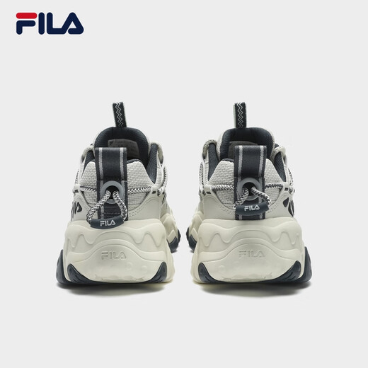 FILA official men's shoes dad shoes sneakers new cat claw shoes 5th generation retro casual shoes silver green/high profile gray-SH 42