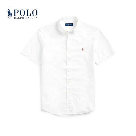 
Polo Ralph Lauren Men's Classic styling Oxford short-sleeved shirt RL11969 100-White M