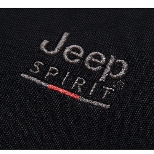 Jeep Spirit Business Camiseta de manga corta Camiseta de algodón de algodón Sendero bordado Lapa bordada media manga suelta camiseta de verano para hombres delgada civil informal xl (180) /100a recomendado 145-155Jin [Jin equivale a 0.5 kg]