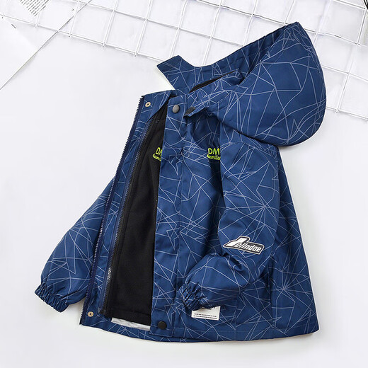 Disney Children's Clothing Children's Jacket Three-in-One Boy-Jacke Frühling und Herbst plus Samt verdickte Herbst- und Winter-Ultraman-Kleidung Männer 6621 Red Gacigei 120 Größe 5 ~ 6 Jahre alt [110-120 cm] CM