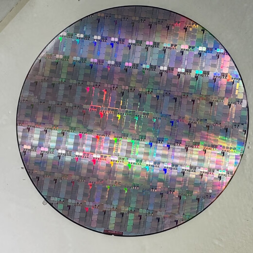 Crystal CPU wafer wafer photolithography integrated circuit chip semiconductor silicon wafer teaching science test 12 inches 02 free acrylic bracket