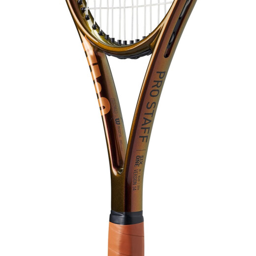 威尔胜（Wilson）郑钦文同款网球拍PRO STAFF V14专业全碳素ps系列限定款复古网拍 95拍面 331g 2号柄 WR12611