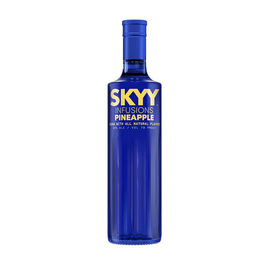 麦其克深蓝伏特加  蓝天果味伏特加 鸡尾酒基酒 调酒果酒 原瓶进口洋酒 深蓝伏特加菠萝味1瓶