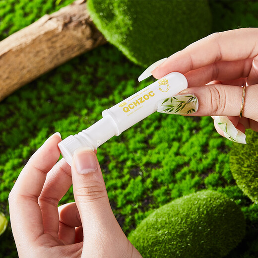 QCHZOC [Pack of 2] Nasal-smelling cooling oil stick to stay up late at night and prevent drowsiness while driving (mint + grapefruit)