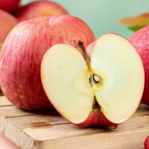 Jingxian Sheng Yantai Red Fuji Apple net weight 4.2jin [Jin is equal to 0.5 kg] single fruit 160-190g fresh fruit