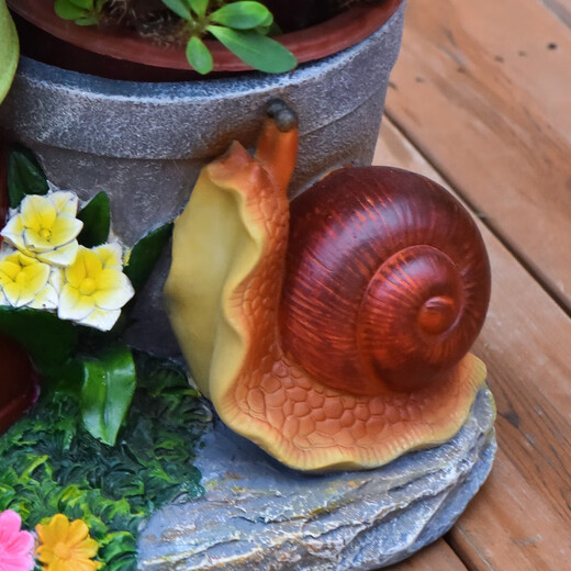 Yimingyuan Garden Decorative Courtyard Ornaments Outdoor Cartoon Rabbit Flowerpot Park Lawn Creative Simulation Animal Landscape Sculpture H20537