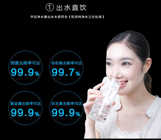 钻芯适用于美的10英寸MRC1583A-50G(升级版) 全套滤芯（一体式RO膜）