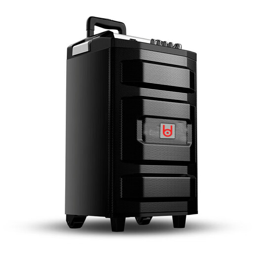 Beide Audio Superior 0886 Series Outdoor High Power Square Dance Audio Portable Trolley Mobile Bluetooth Speaker Subwoofer Home Heavy Bass Karaoke with Wireless Microphone 1586 15-inch+ Microphone