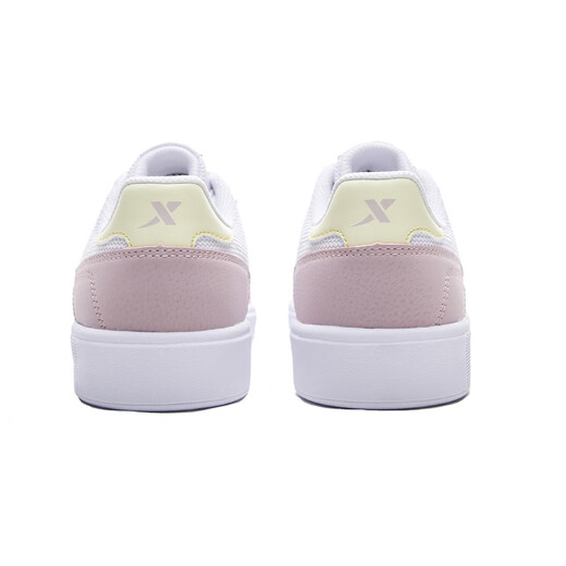 
Xtep shoes for women in summer breathable age-reducing white shoes, thick-soled trendy leather waterproof temperament Korean casual shoes White pink 7027 38