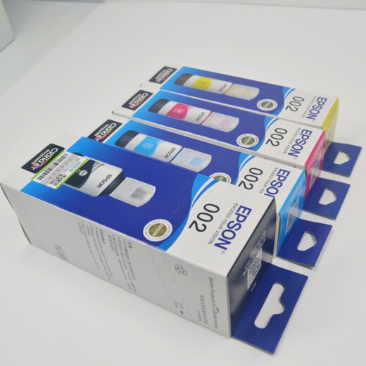 爱普生（EPSON）L4269原装墨水 L4263原装墨水 L4266原装墨水 爱普生002原装墨水 002墨水（2黑3彩）适用于L4269/L4263