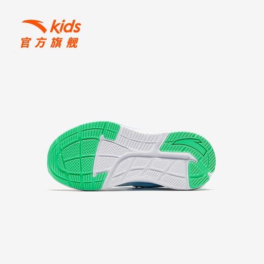 Anta-Startnummer 丨 Kindersportschuhe Jungenschuhe 2025 Frühlings- und Herbst-Profi-Laufschuhe Casual Schuhe weiße/blau/coole Grün/Schwarz 9903-3 [Mesh atmable] 30