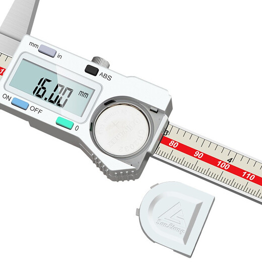 Three-quantity electronic depth gauge with table, high-precision digital display depth vernier caliper 0-150mm0-200-300 JD085 digital display 0-200mm (removable needle)
